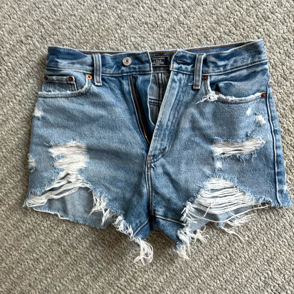 Blue Denim Jean Shorts